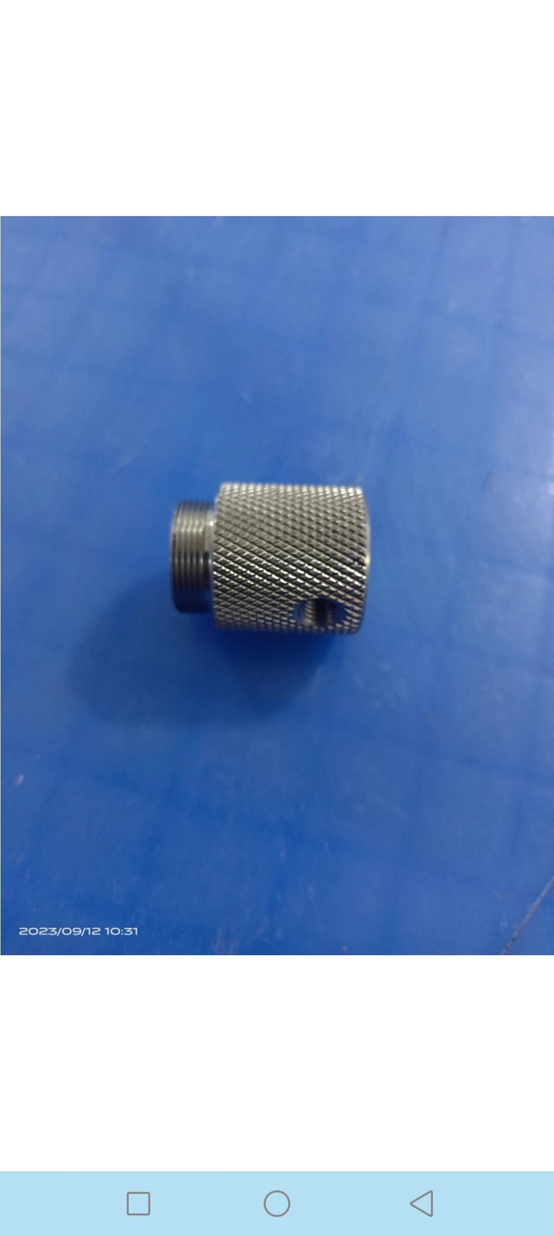 Optical Mold Jig Jig Micrometer Measuring Ring Copper Lock Head Stainless Steel Lock D8 Hole Thread M16x0.75