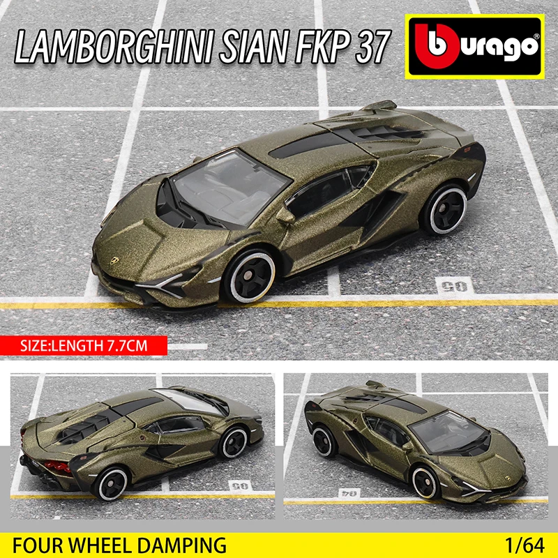Bburago LAMBORGHINI HURACAN PERFORMANTE Automodell-Sammlung Spielzeug für Jungen Ferrari Benz Volkswagen – Detail 14