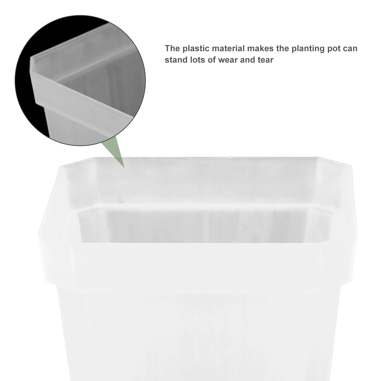 

20Pcs Succulent Planter Pots Plastic Nursery Containers for Home Garden Outdoor Plants with Drainage Pots with Drainage Holes