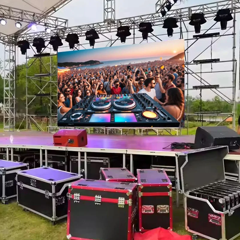 P2.976 HD Rental LED Display 500*1000mm, Indoor Outdoor LED Video Wall System Package for Stage Exhibition Events