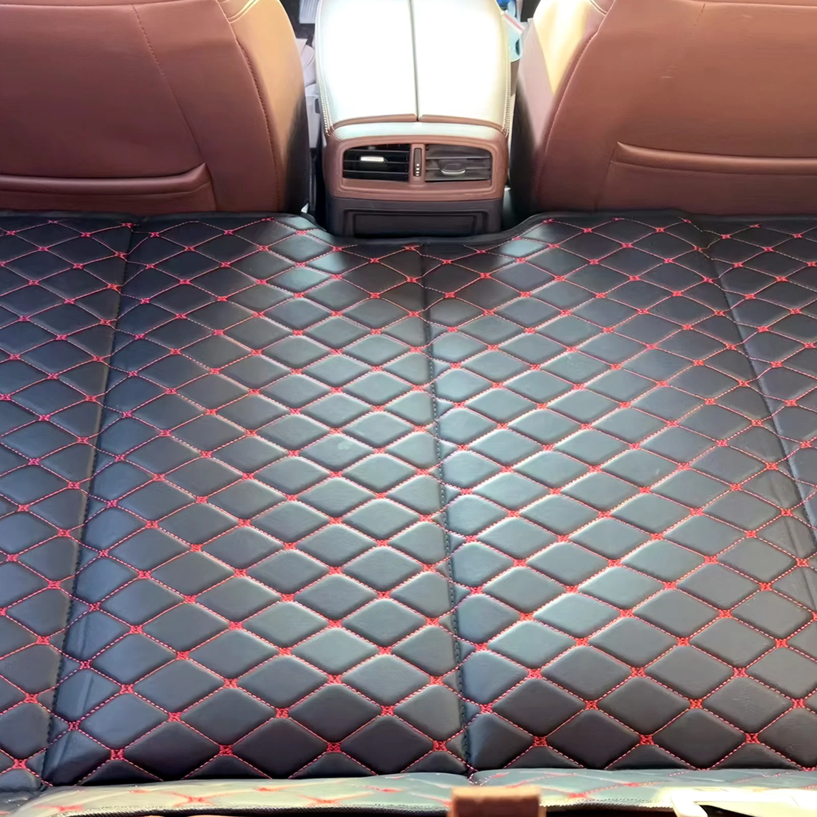 Car Mattress Non-Inflatable Portable Back Seat Travel Mattress Universal Car Back Seat Folding Bed Mattress Car Accessories view 3