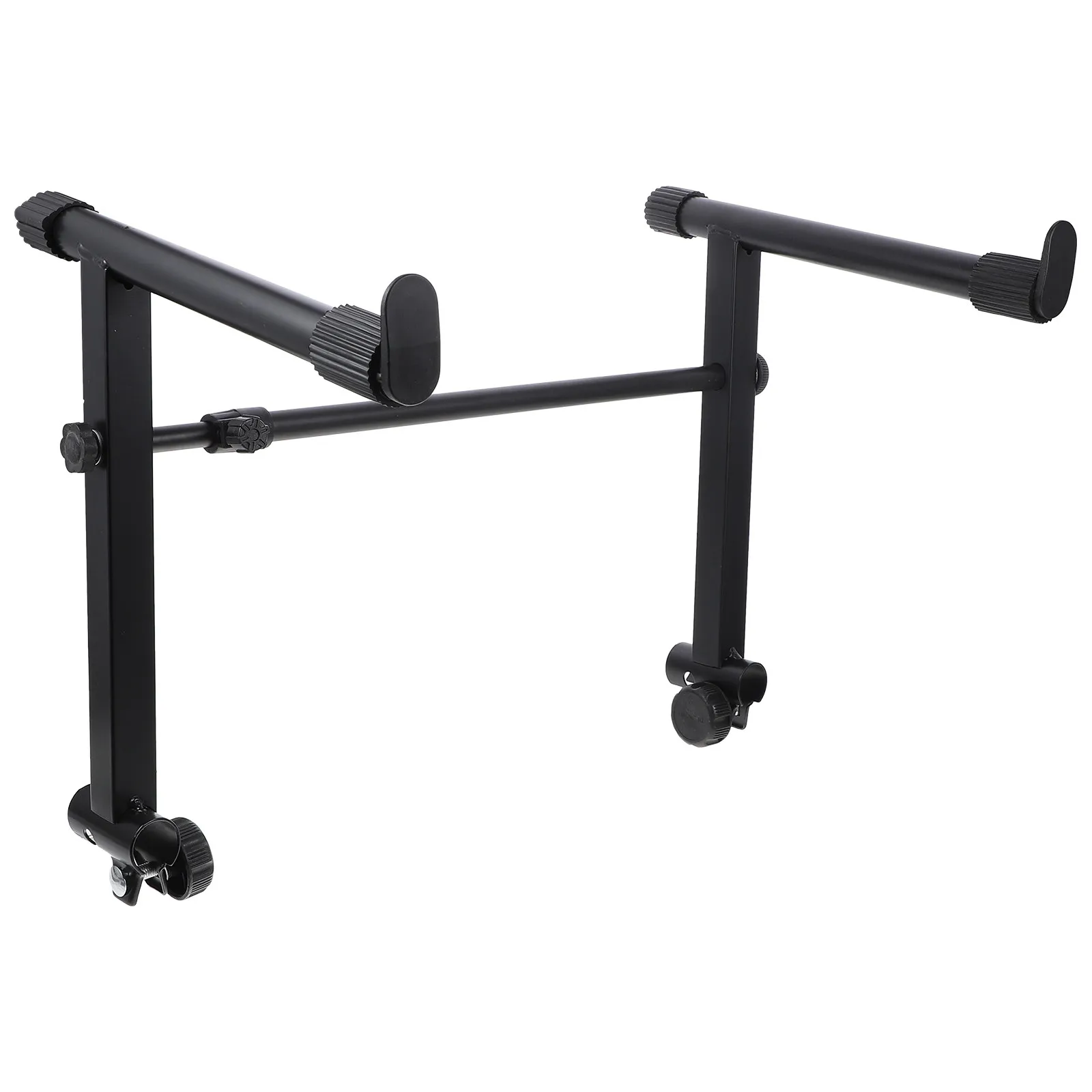 Keyboard Stand Heavy Duty Adjustable Black Electric Organ Rack for Studio Stage Performance