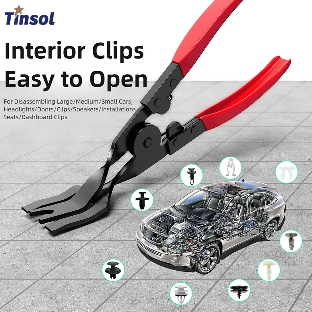 Car Interior Clip Removal Pliers Screwdrivers for Headlight Modifications Door Panel and Audio System Removal, and Rivet Pliers