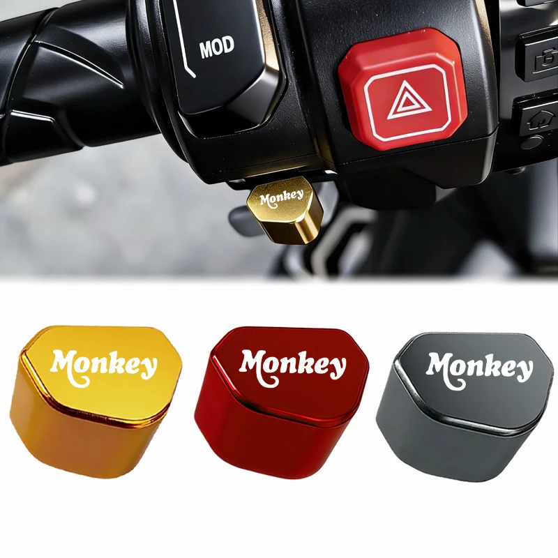Motorrad CNC für Honda Monkey 125 Z125 Z 125 Z120 Monkey125 Schalterknopf Blinkerschalter Tastenkappe Aluminium