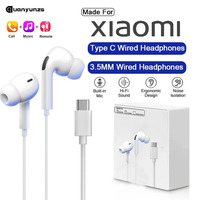 For Xiaomi Original Headphones Xiaomi mi 14 13 12 in-ear Earphones Redmi Note 10 9 Type C 3.5mm Wired Headset Phone Accessories