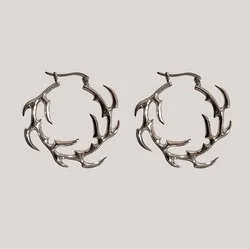 Niche design flame earrings, high-end feeling earrings, unique earrings, women's cold style, personalized sweet and cool