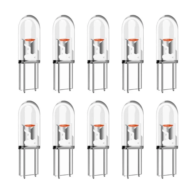 

0XXD Pack Of 10 LED Dashboard Bulbs Energy Efficient & Long Lasting LED Instrument Panel Lights for Car Interior Lighting