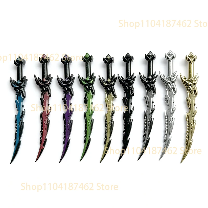MOC Military Game Building Blocks Figure Accessories Vlad Stinger Guns Flame Sword Crossbow Models DIY Mini Bricks Toy Gifts H31