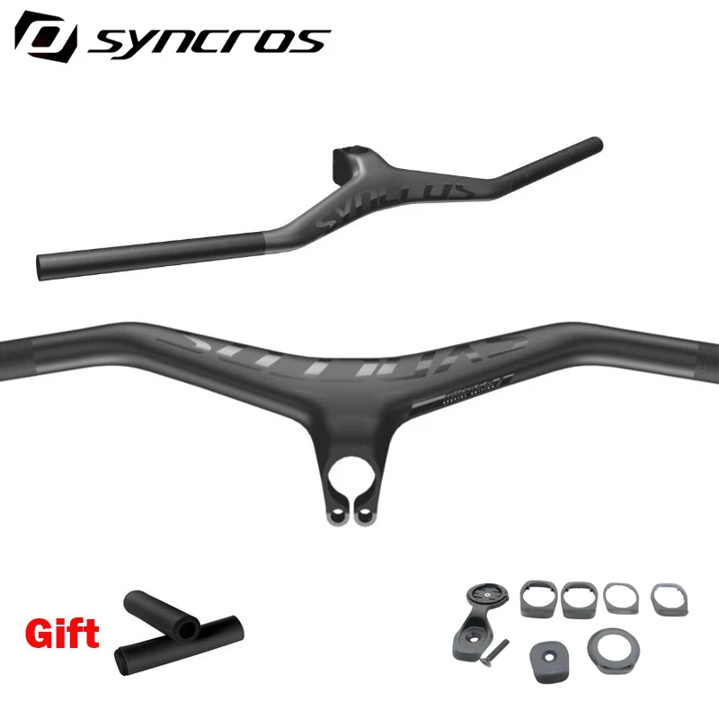 SYNCROS Carbon Fiber Mountain Integrated MTB Handlebar FRASER IC SL  -25 Three Specifications with Titanium Screws