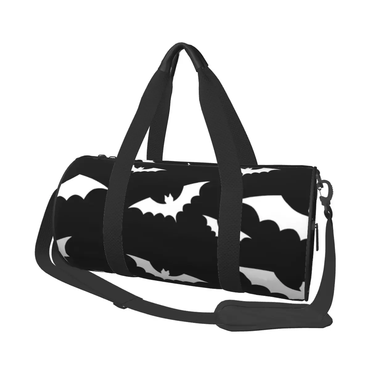 

Bats Gothic Gym Bag Creepy Spooky Outdoor Sports Bags with Shoes Travel Training Design Handbag Graphic Fitness Bag For Men