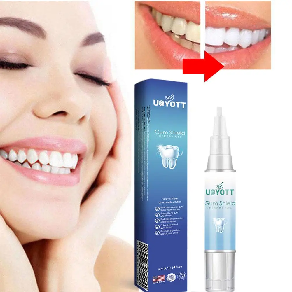 4ml Gum Therapy Gel Teeth Whitening Essence Pen, Fast Teeth Whiten Teeth, Clean Remover Teeth Stain Deep Care Effective Ora H3S8
