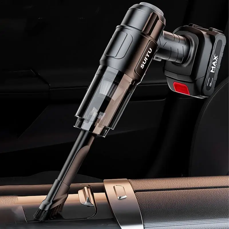 Wireless Car Vacuum 120W Powerful Suction Household Small Car Vacuum Hand Vacuum For Car Home Travel RV Car Accessories Car