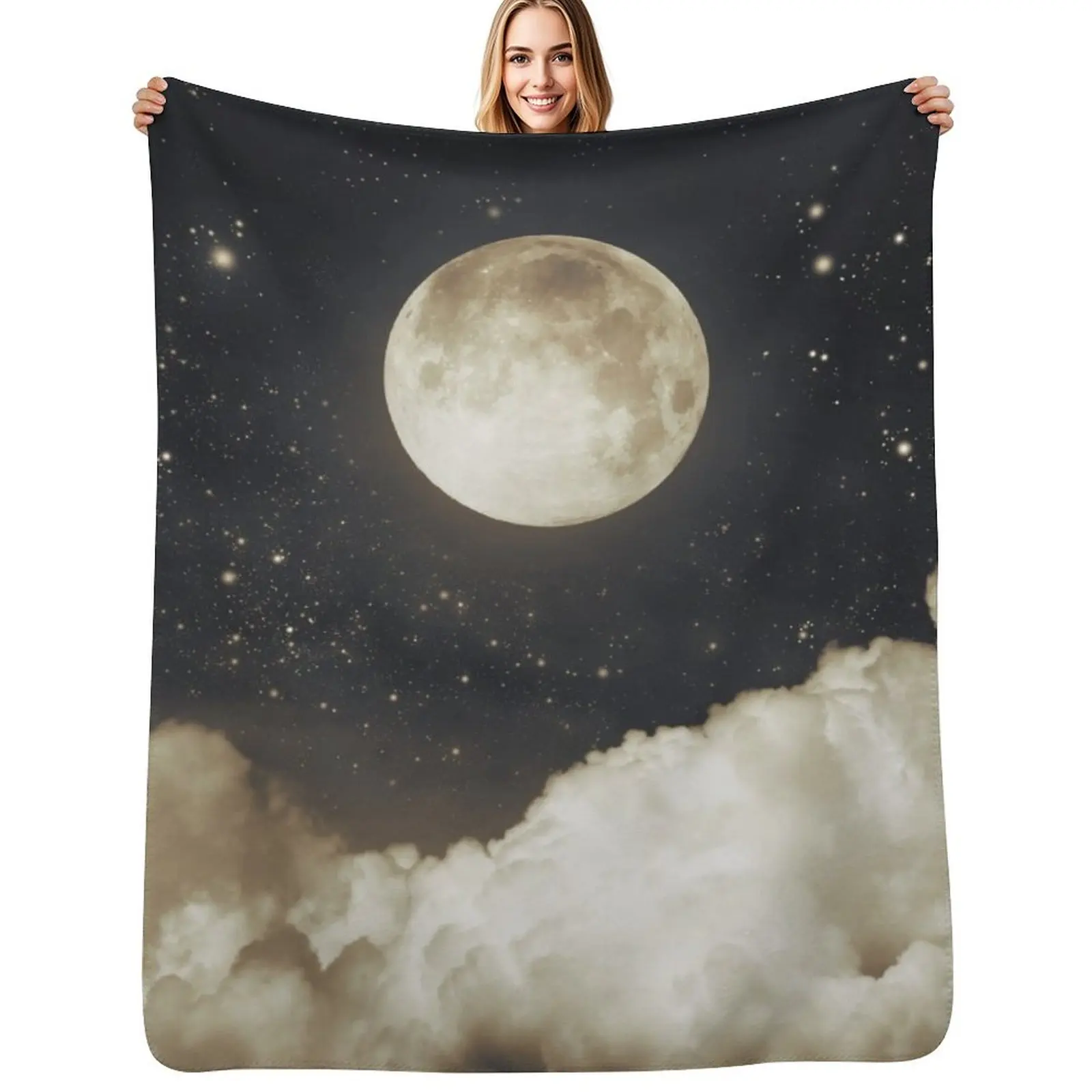 

Touch of the moon I Throw Blanket Soft Big Weighted Blankets