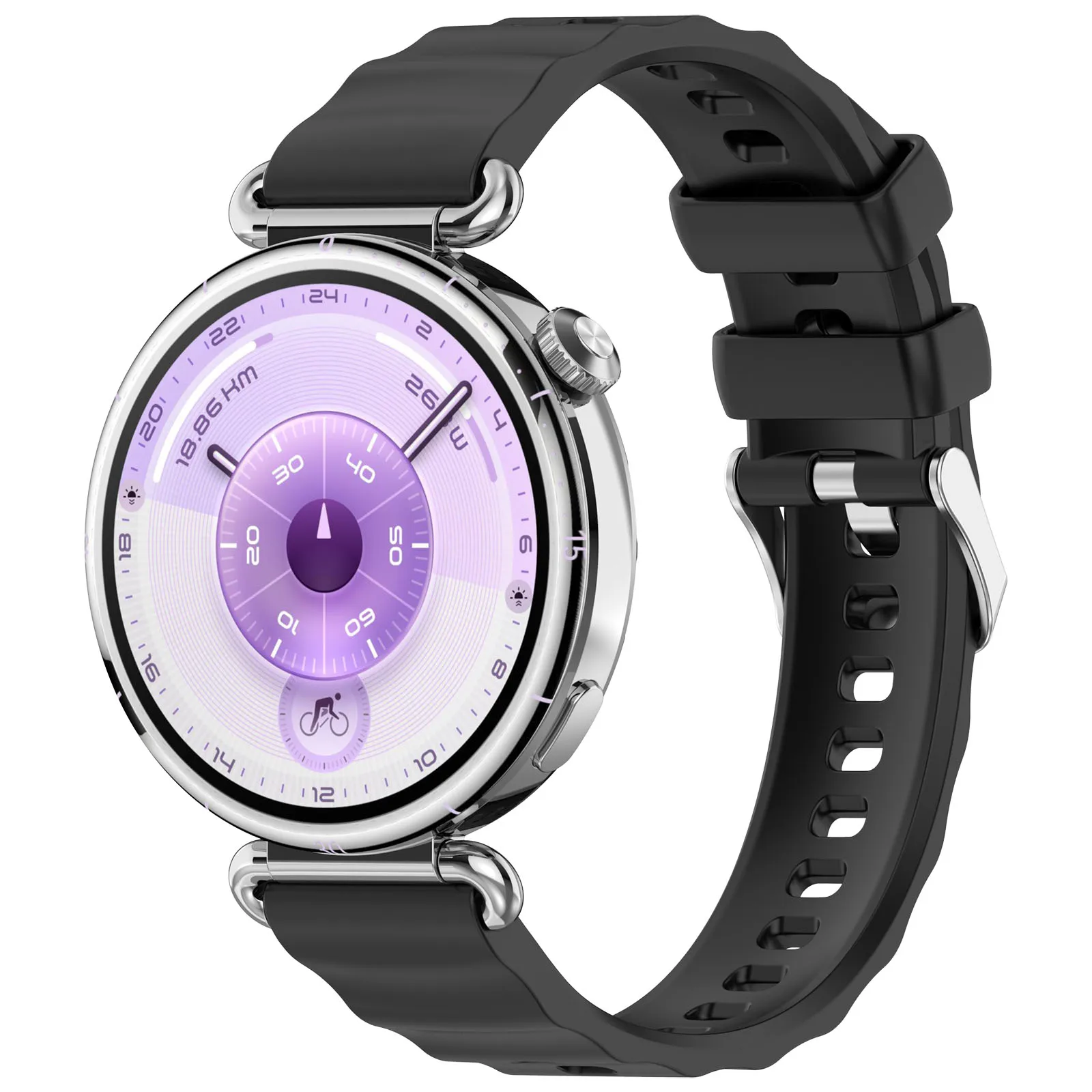 Силиконовый ремешок для часов Heroland для Huawei Watch GT6 41 мм, спортивный силиконовый гелевый браслет для часов GT6 46 мм, замена аксессуаров