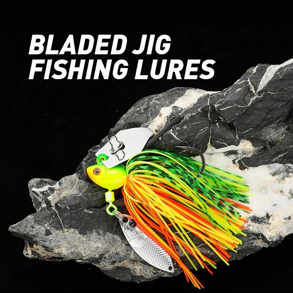 Walk Fish Jig Giratorio – Señuelo con barba y placa para trucha de mar - imagen 3