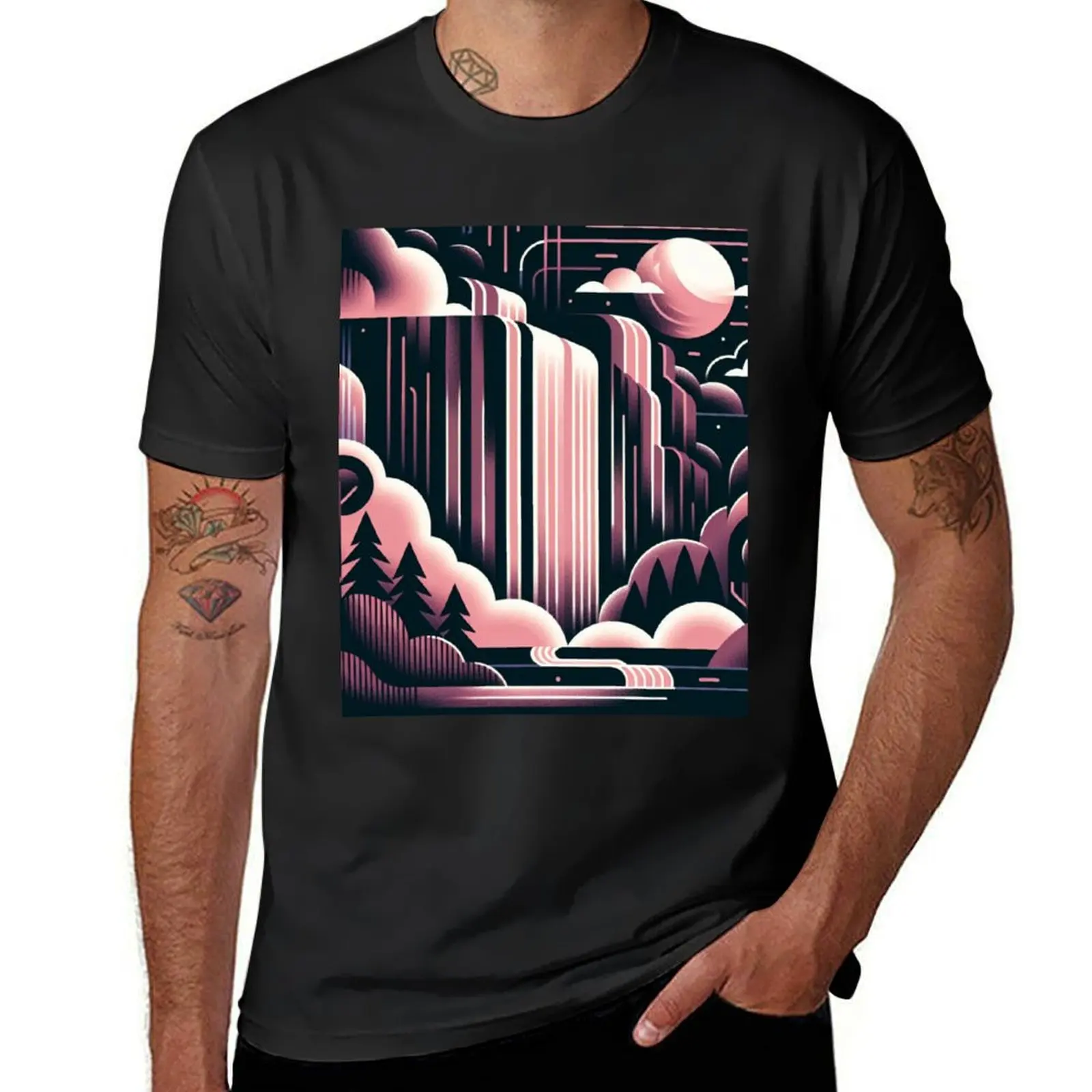 

Moonlit Monolith in the Wild T-Shirt sweat blacks men clothings