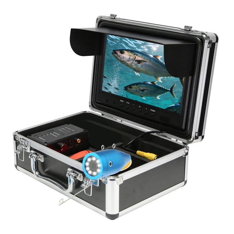 9-Inch thin film transistor color surveillance fish camera portable sea boat ice fishing rod underwater camera