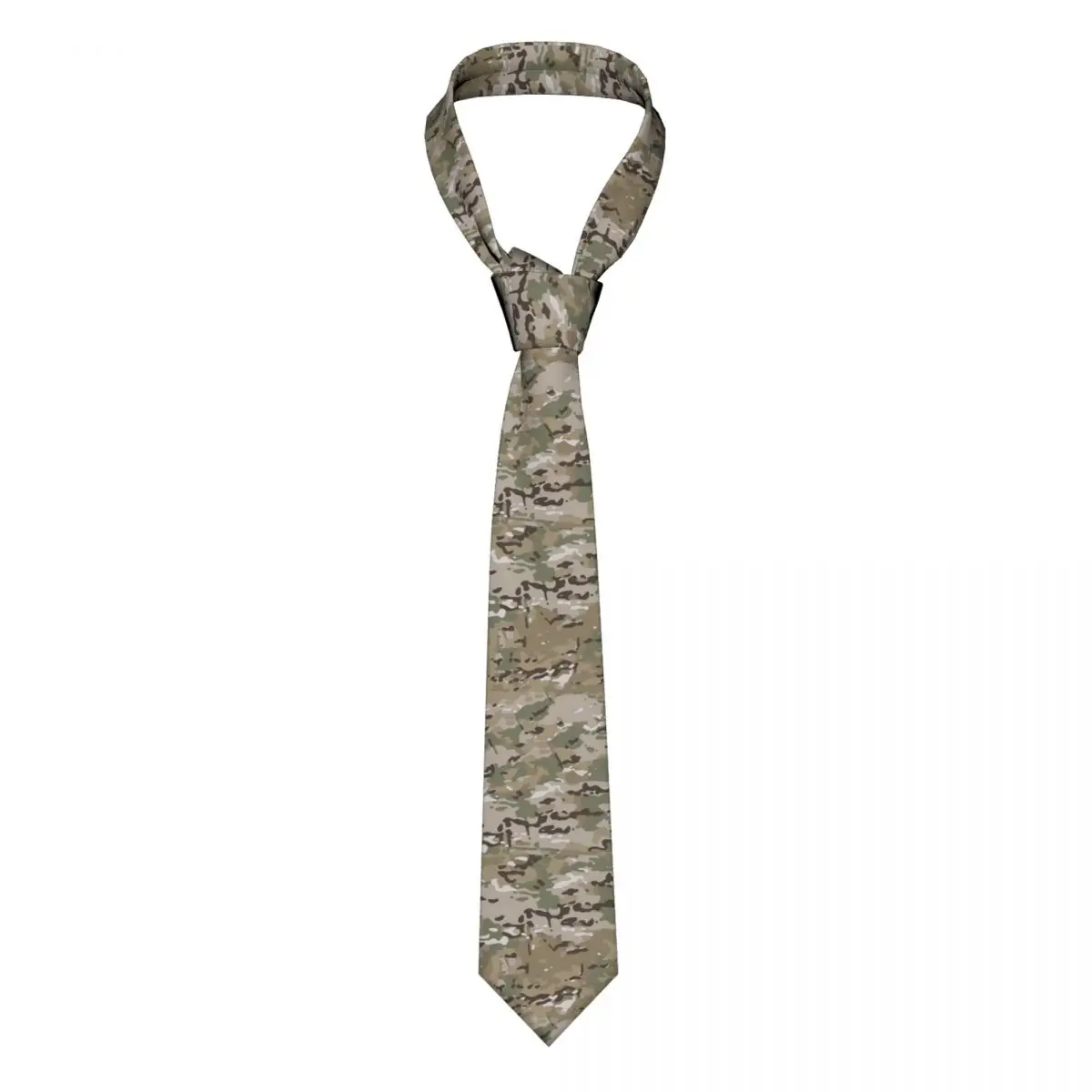 Multicam Men Women Neckties Polyester 8 cm Wide Camouflage Military Neck Ties for Mens Suits Accessories Cosplay Props