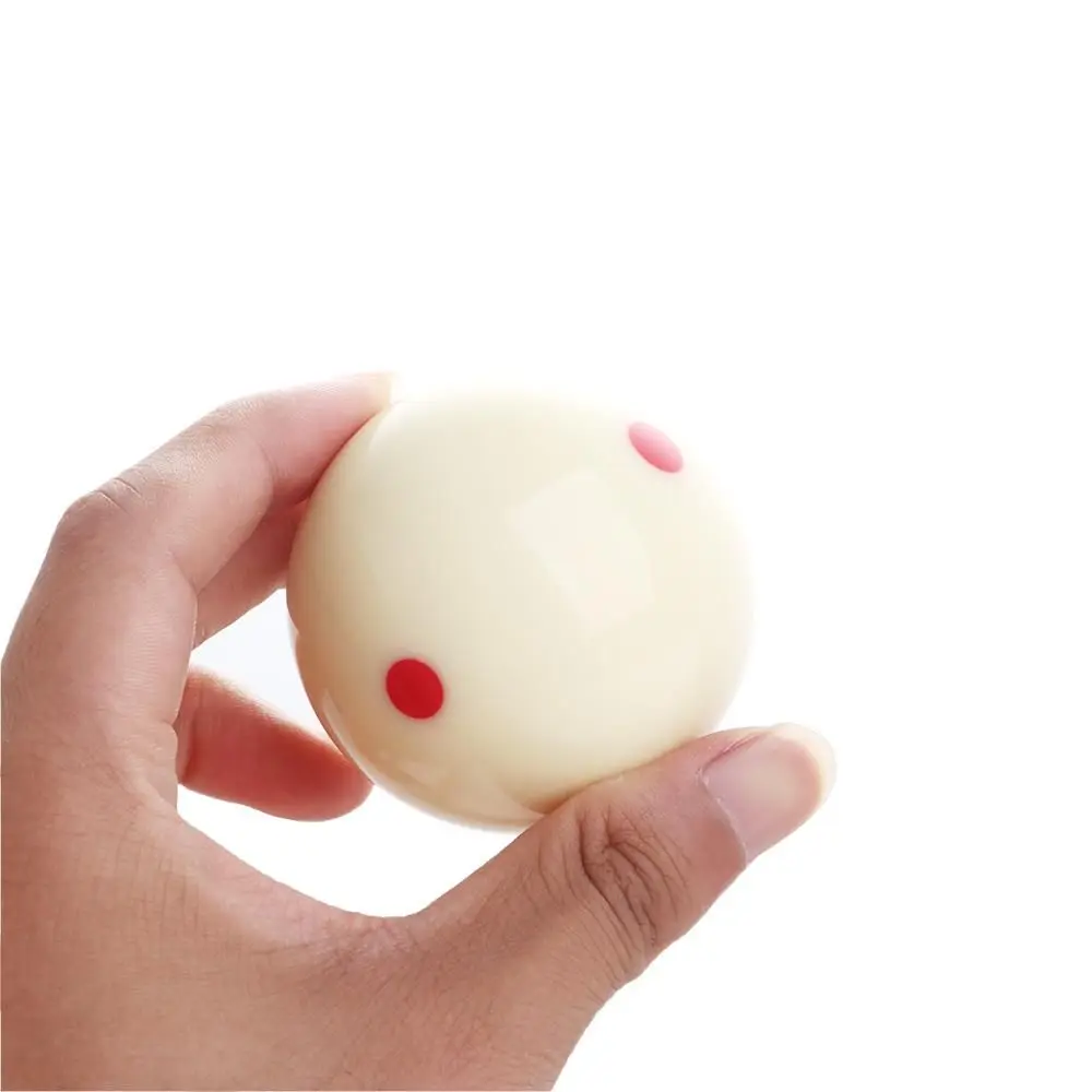 Spot Measle Pool for Players 57.2mm 6 Dots Practice Red Billiard Cue Ball Billiard Ball Cue Ball Training Cue Ball