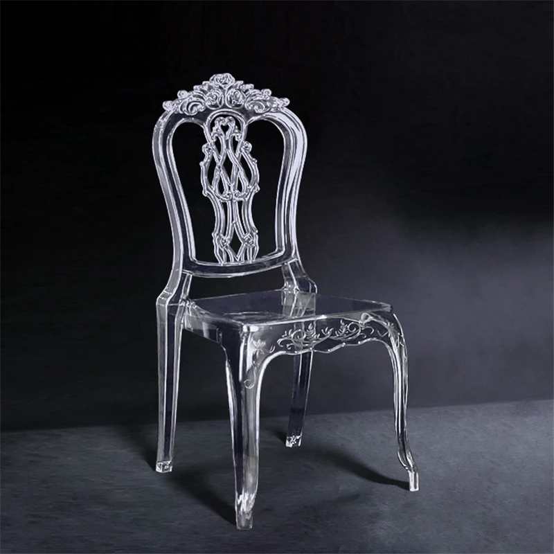 20 PCS Clear Bamboo Chair Wedding Acrylic Chair Banquet Crystal Seat Family Hotel Dining Room chair Decoration