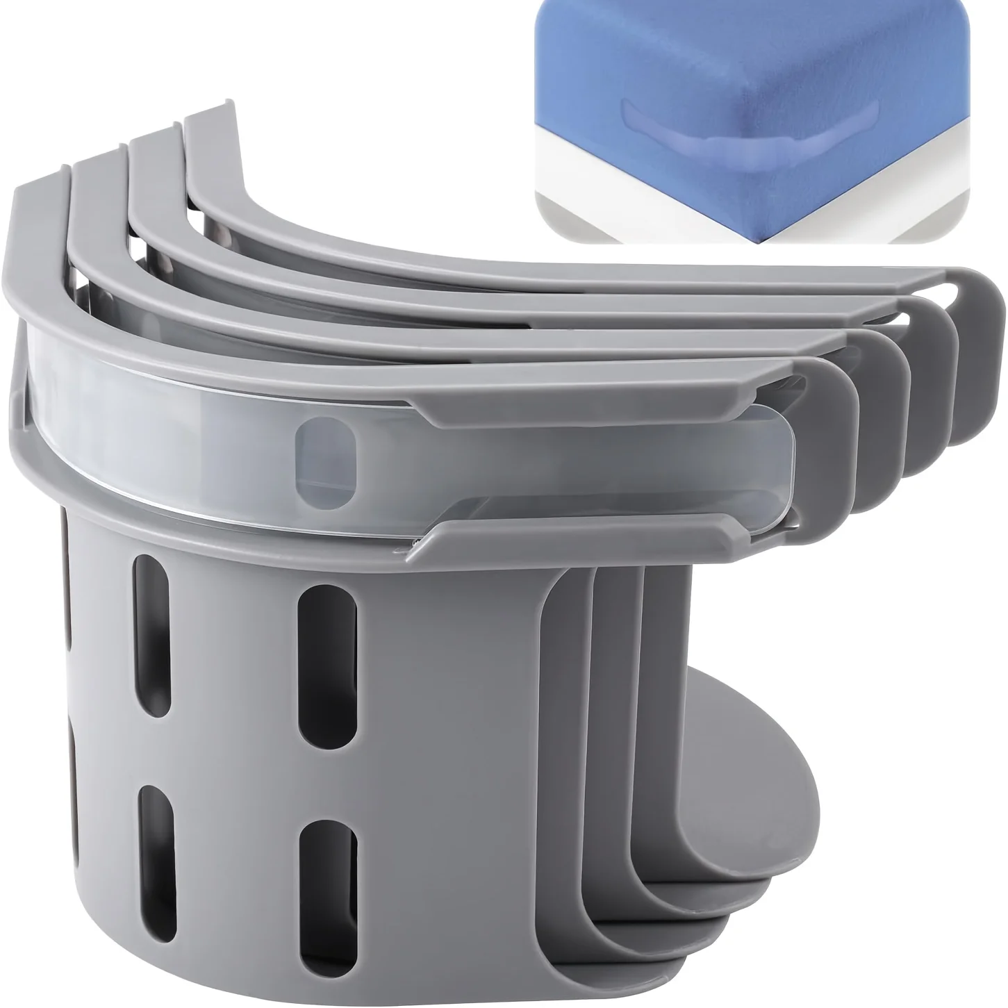 4-piece bed sheet clips - Easy installation, durable and anti-slip