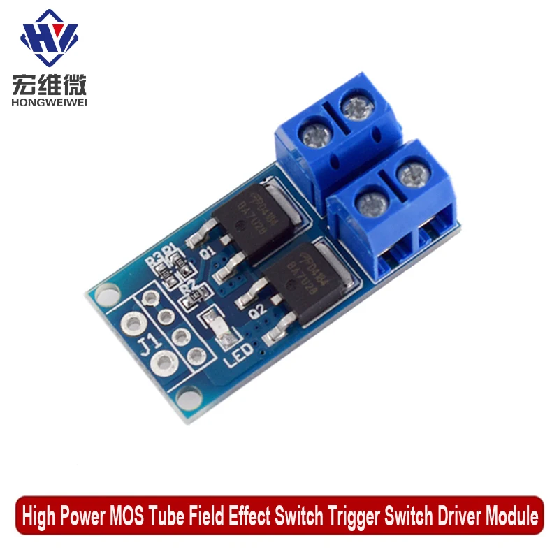 15A 400W High Power MOS Tube Field Effect Switch Trigger Switch Driver Module PWM Adjustable Electronic Switch Control Board