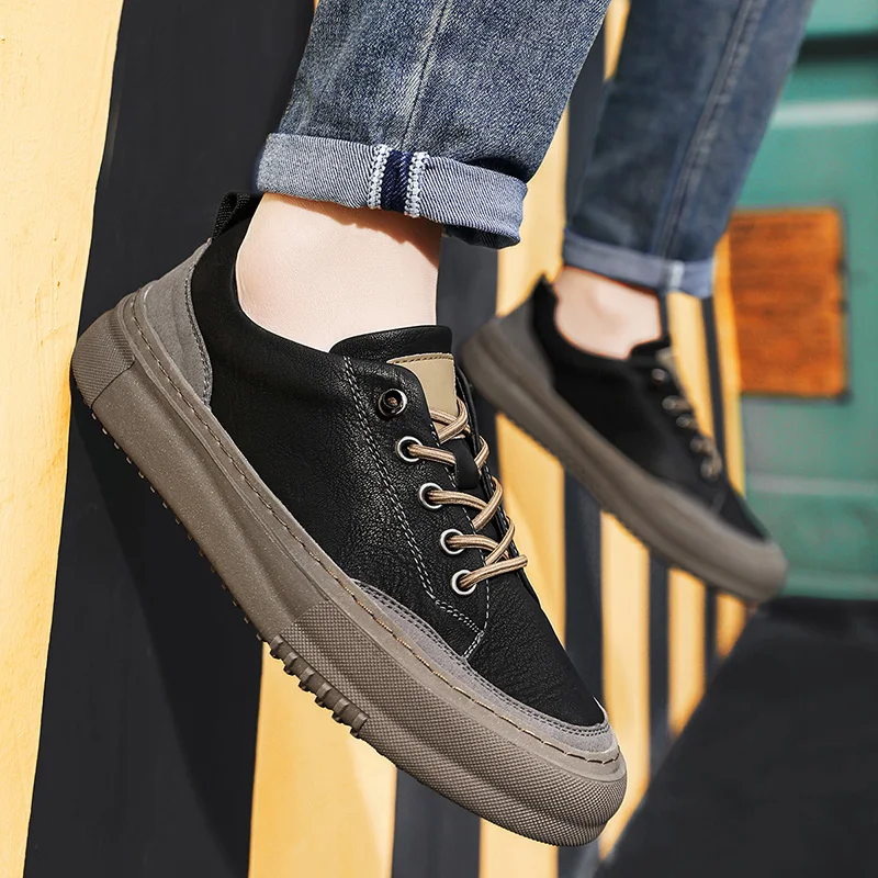 

Новые модные мужские туфли высокого качества и удобного стиля для отдыха и бизнеса на открытом воздухе, повседневные удобные спортивные прогулочные туфли