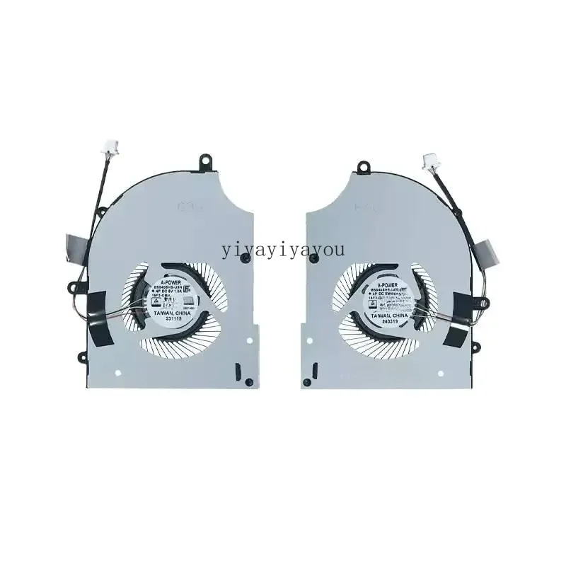Laptop Cooling CPU GPU Fan For MSI Stealth 16 AI Studio A1V A1VIG A1VHG A1VGG A1VFG BS5405HS U5N U5P 15F3-GPU 15FK-CPU DC5V 1A