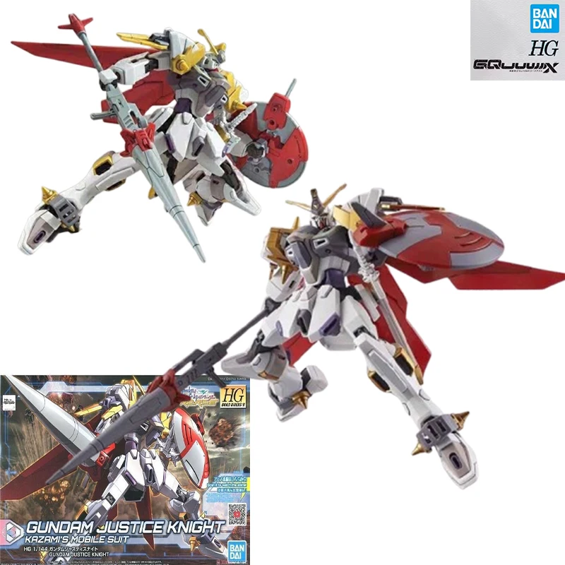 

Original In Stock BANDAI Gundam Box Assembly Toy HG1/144Creator Knight Justice Gundam Toy Model Figure Ornaments Collection Gift