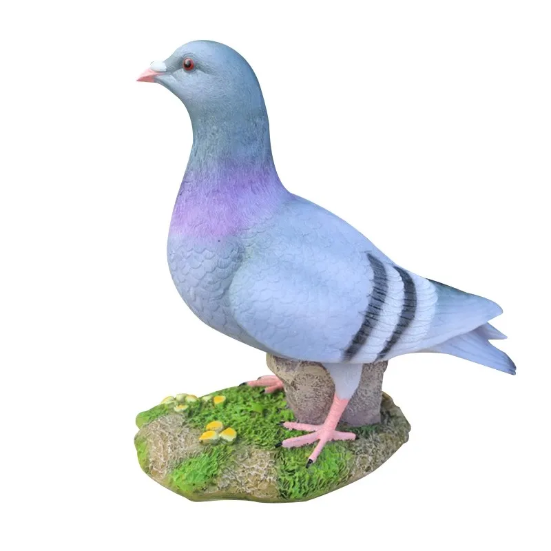 

Pigeon Statue Animal Figurines Resin Crafts Outdoor Garden Accessories Bird Sculpture Gift 23.5*15*23cm