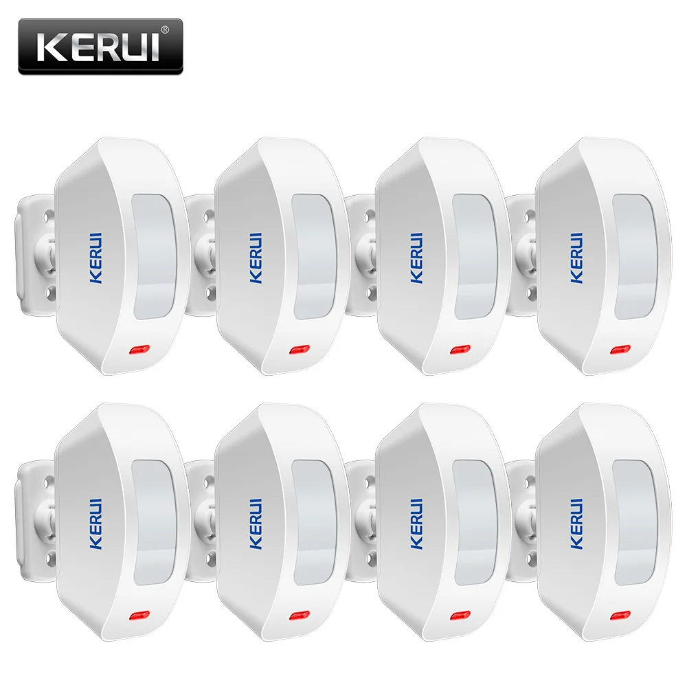 

KERUI P817 Wireless Infrared Detector Curtain Sensor PIR Detector Burglar Alarm System Detector suit for all KERUI alarm