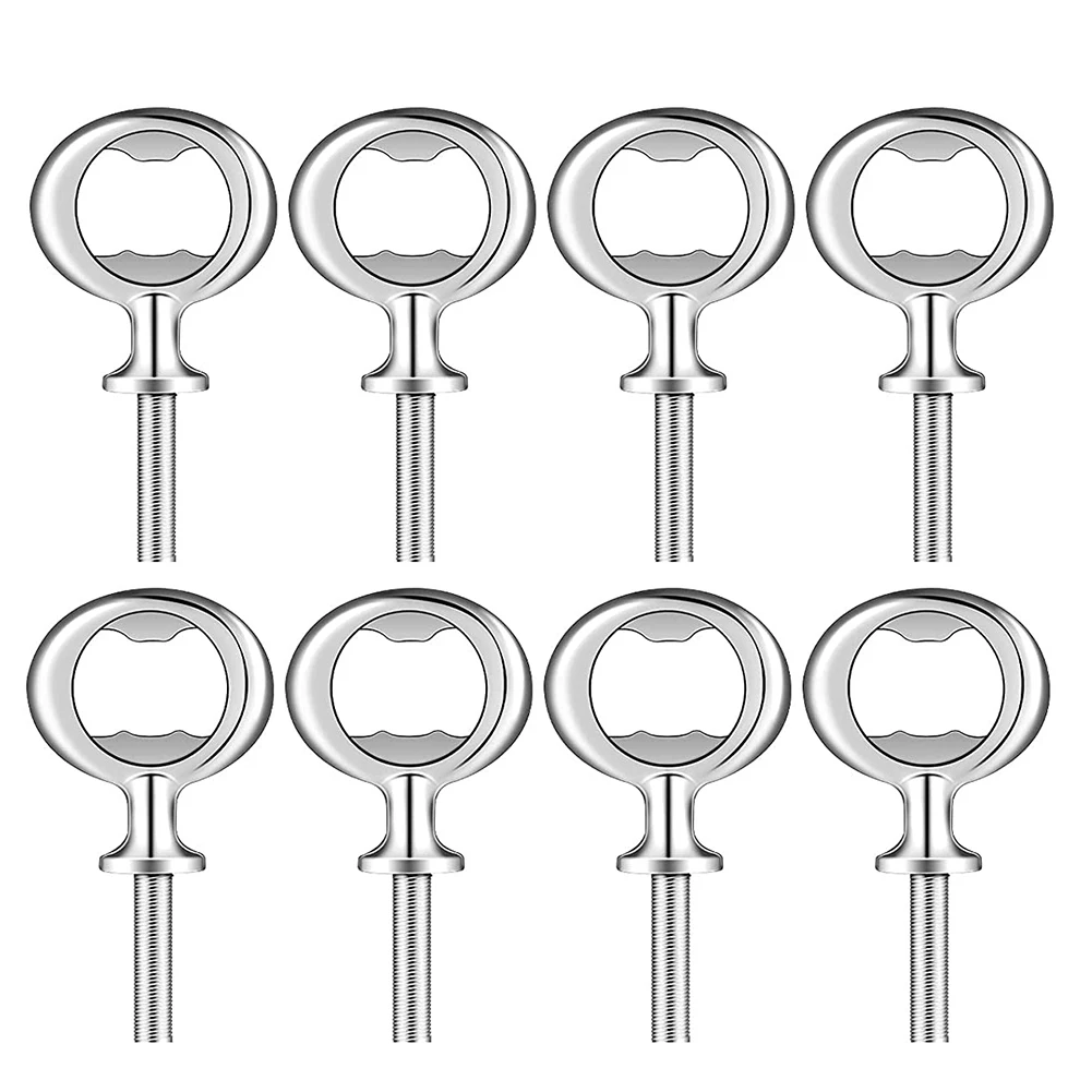 8 Pieces Bottle Opener Kit Metal Bottle Opener DIY Craft Beer Bottle Opener Blank Bottle Opener