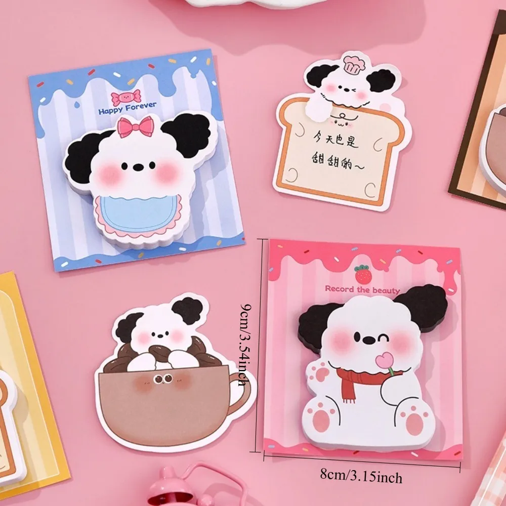 4 قطعة ملاحظات لاصقة لطيفة للطالب ورقة مذكرة على شكل حيوانات ملاحظات كرتونية N مرات مذكرة الوسادة جوائز هدية للمدرسة رسالة قرطاسية إبداعية #3