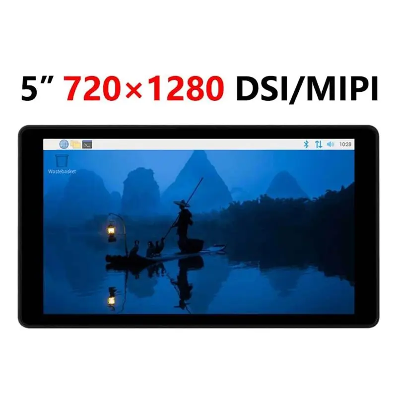 A93PHOT! 5 Inch DSI Capacitive Touch Display 720X1280 IPS Optical Bonding Toughened Glass Panel DSI Interface 5-Point Touch