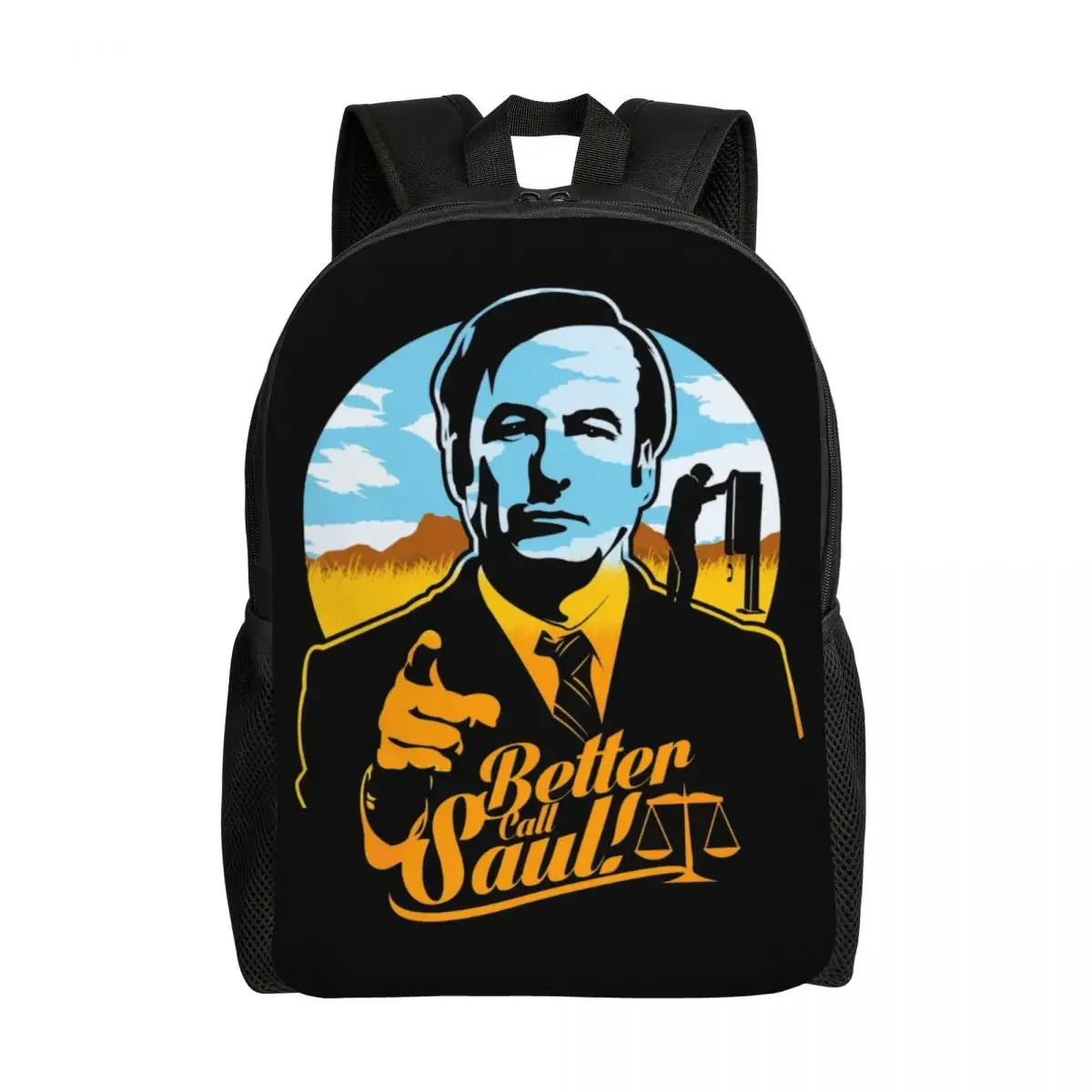 Heisenberg Breaking Bad Backpack for Men Women Water Resistant School College Better Call Saul Bag Print Bookbag