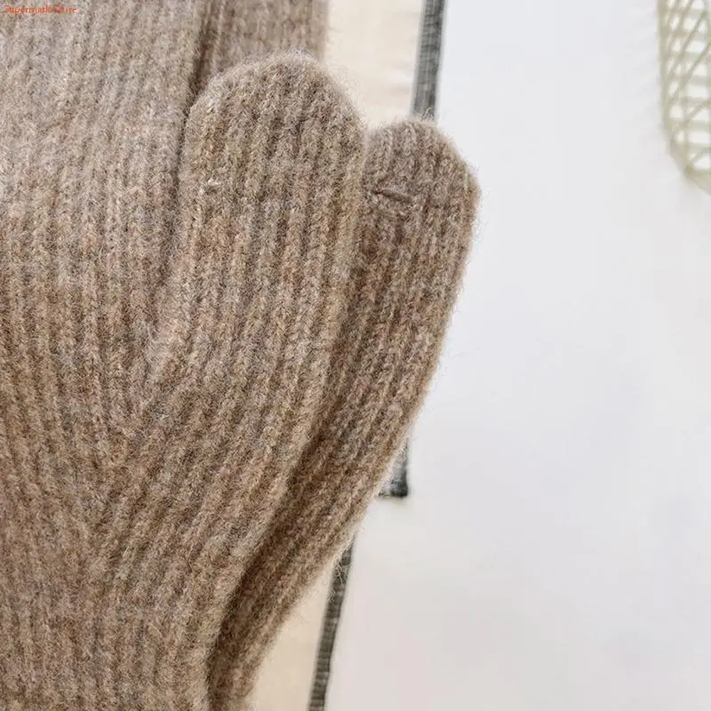 Q5WE Winter Crochet GlovesTouchScreen Hand Warmer Sports Gloves for Touch Screen Tips Knit Elastic Cuff Gloves for Men