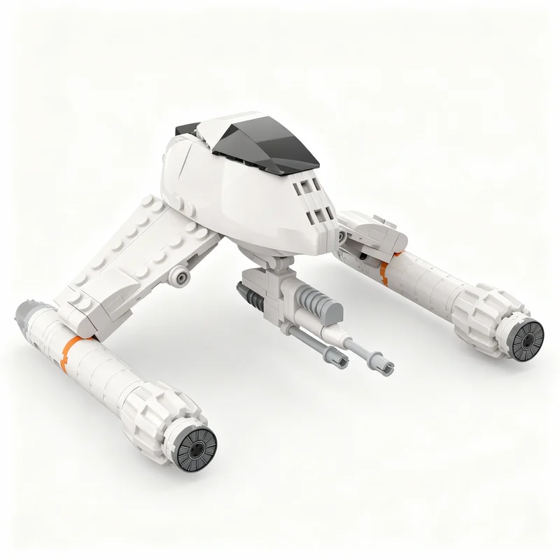 175pcs MOC A 9 Vigilance Interceptor Star Battle Model Building Blocks Construction Christmas Gifts Idea Toys Education Brick