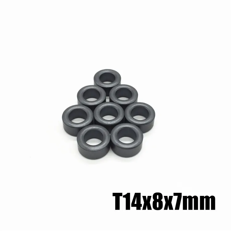 10pcs Nickel-zinc Ferrite anti-interference Filter Shielding Core Ring T14*8*7mm high-frequency Core Core Filter