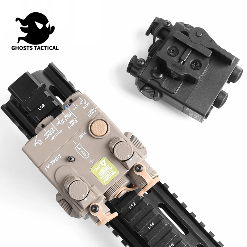 Tactical DBAL-A2 No Function Dummy Laser Box Nylon Plastic Hunting Airsoft Weapon Scout Accessory Decorative Fit 20mm Rail