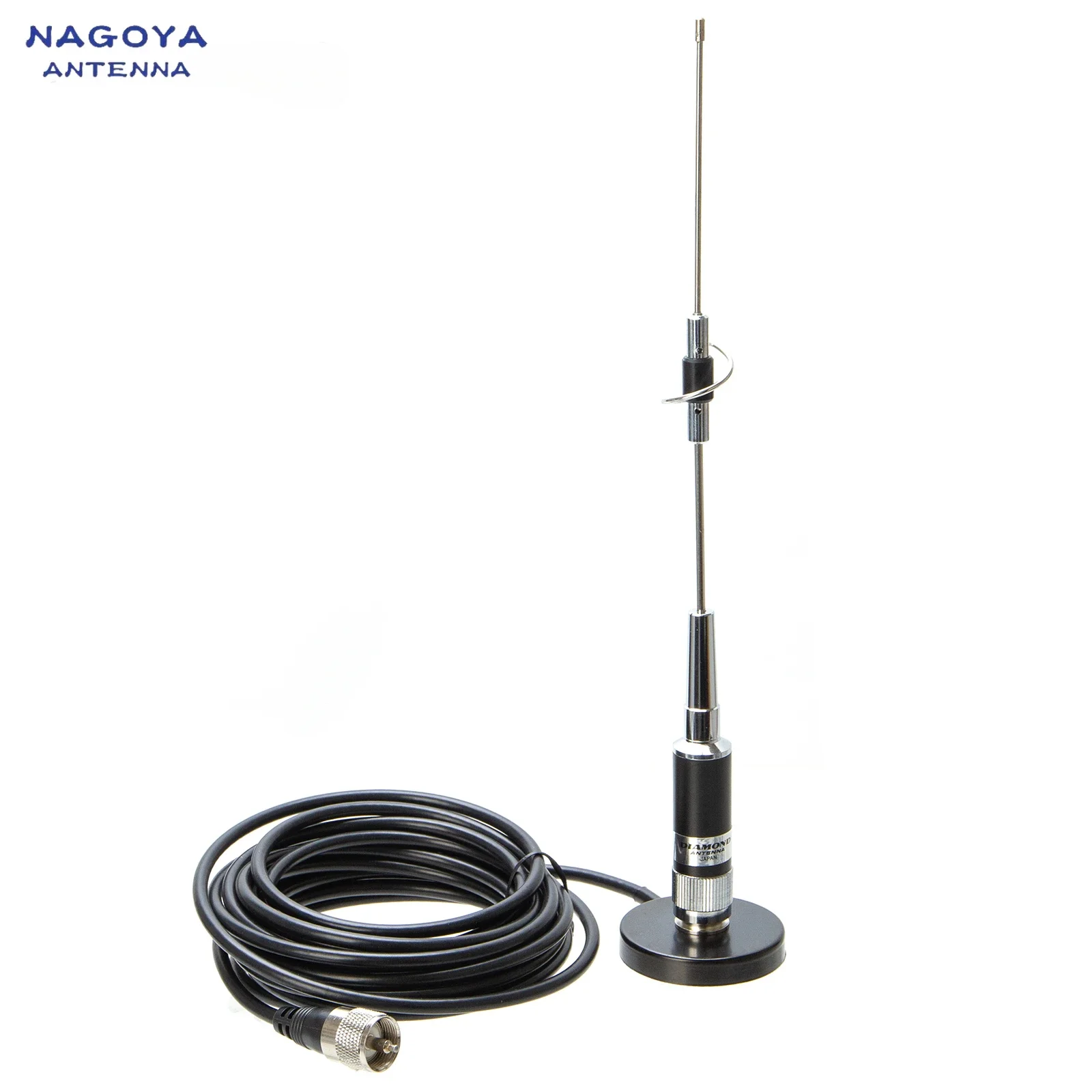 CR-77 144/430Mhz Wide Band Antenna with MB60 PL259 5M UHF Male Car Mobile Antenna Coax Cable MINI Magnetic Base For ham