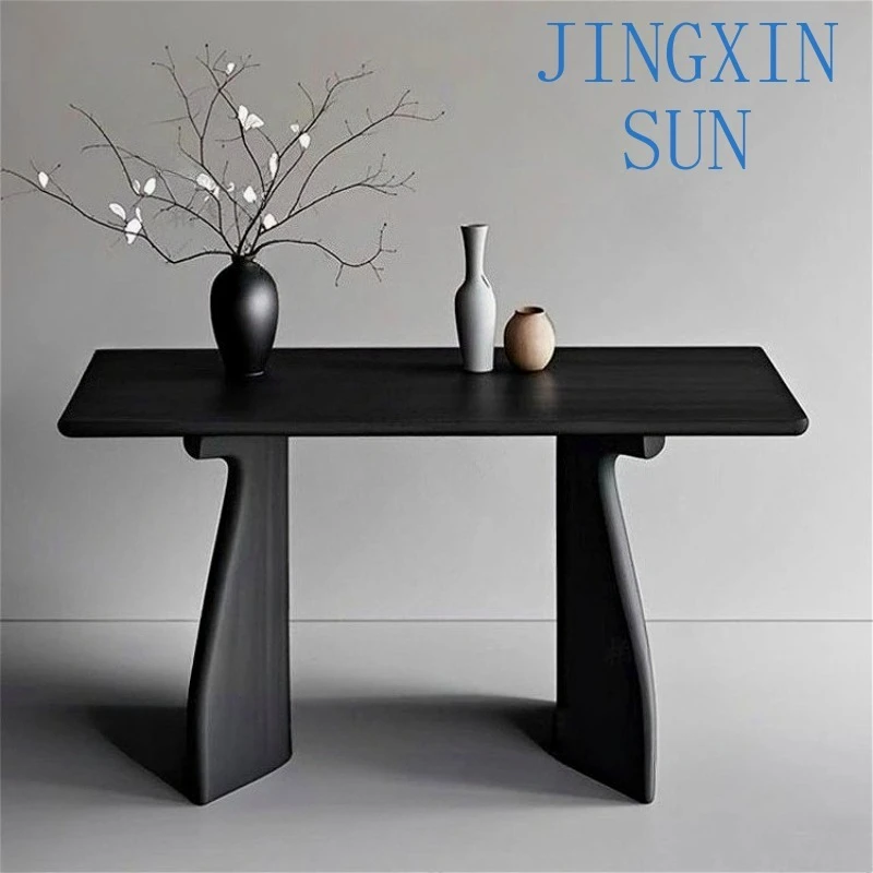 Modern Chinese Solid Wood Console Table Minimalist Entryway Tables Narrow Side Corridor Decorative Furniture Living Room Table