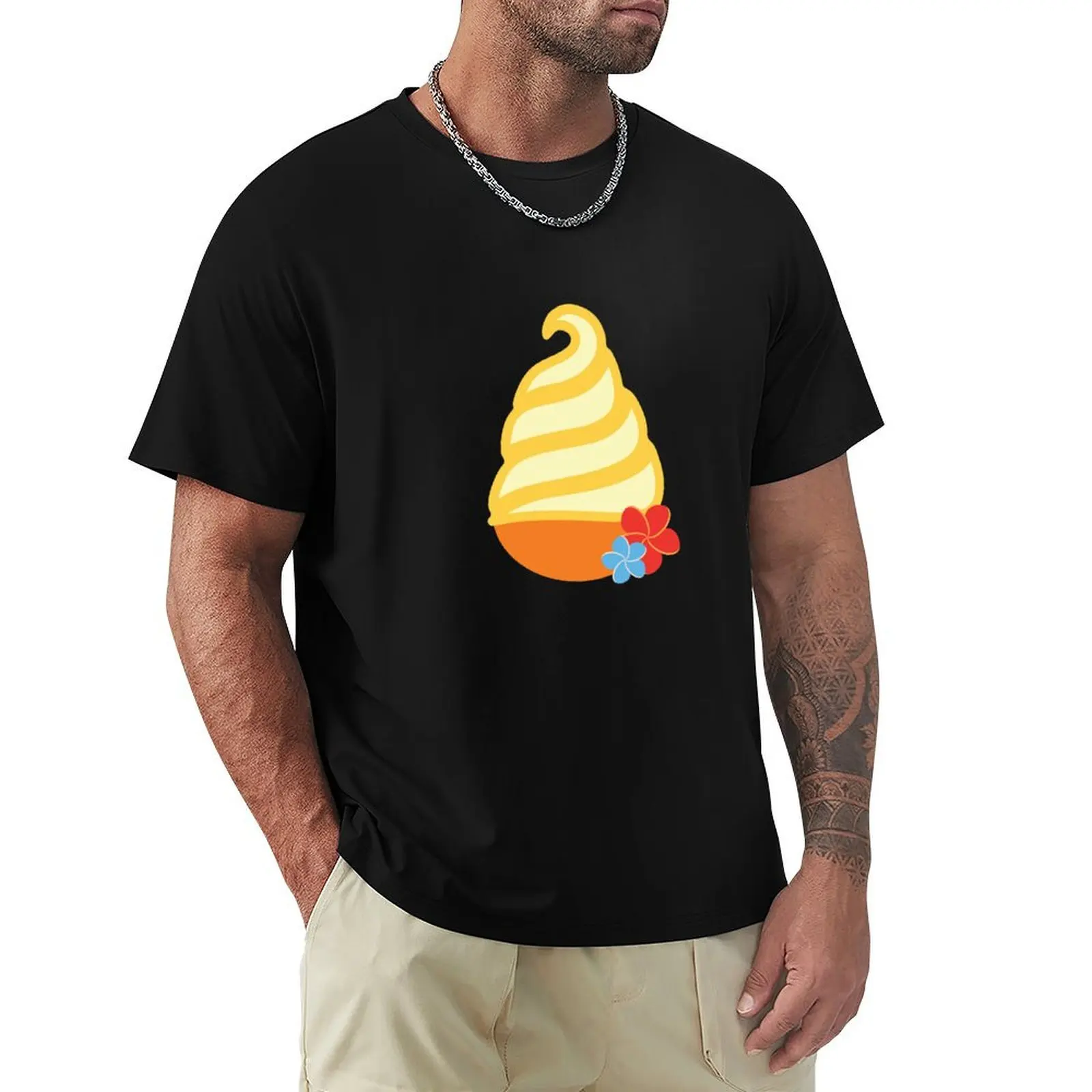 Dole Whip & Flowers T-Shirt t shirt man casual T-Shirt