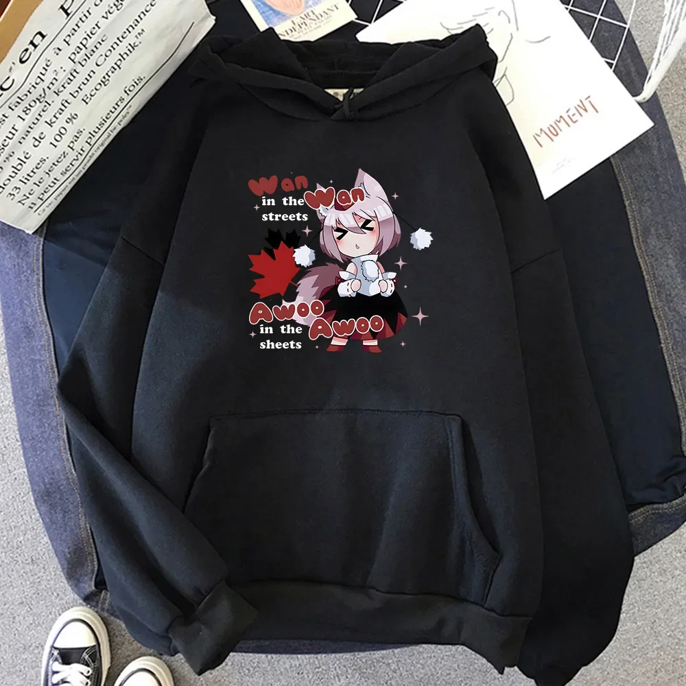 Touhou Project Shrine Maiden Anime Hoodies Harajuku Manga Sweatshirts Fashion Men/women Clothes High Street Pocket Streetwear