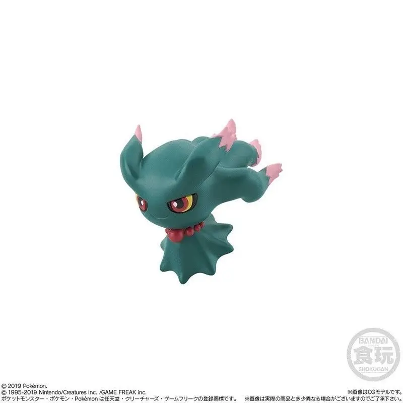 Bandai Pokemon Wereld Van Proporties Johto Regio Morty Misdreavus Celebi Anime Actie Speelgoedfiguur Verzamelbare Modellen Geschenken