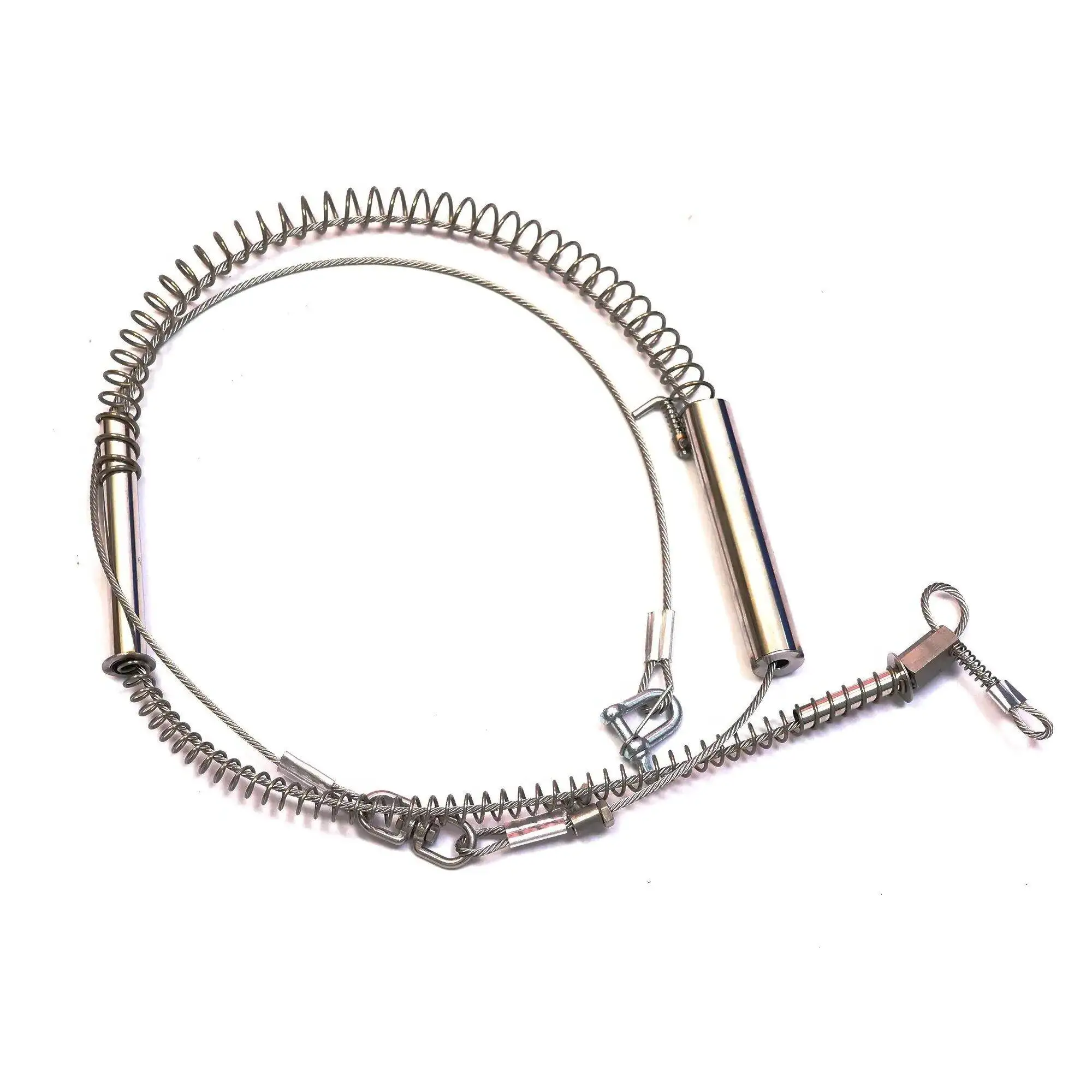 

1 шт. Усиленная пружина для ловушки для диких кабанов, лис и мышей, с гайками, диаметр 4 мм