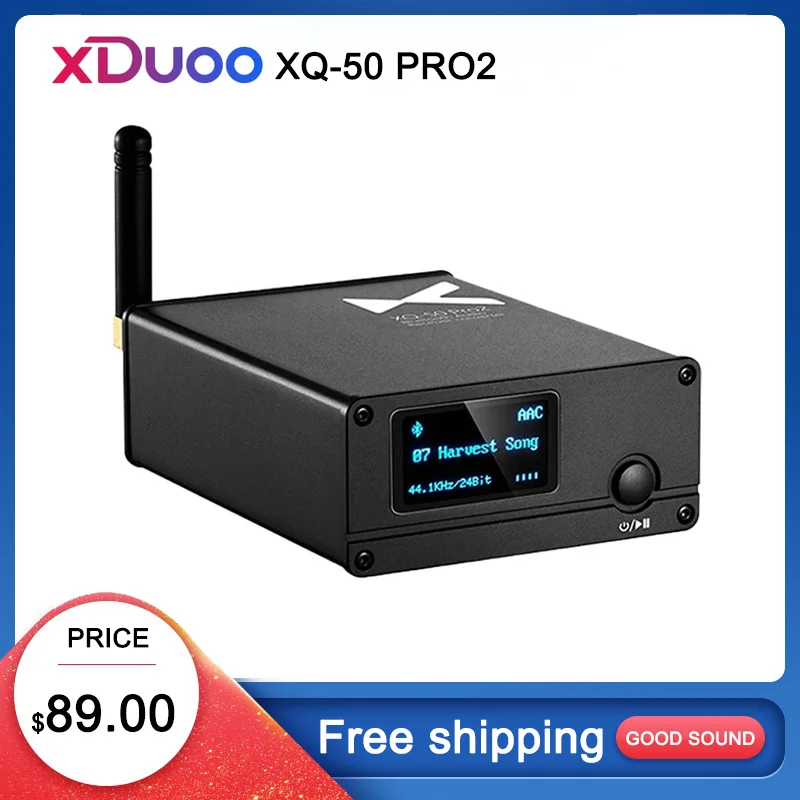 XDUOO XQ-50 PRO 2 HD Buletooth 5.1 CS8406 ES9018K2M XQ50 PRO DAC XQ50 PRO 2 Receiver Converter Decoder