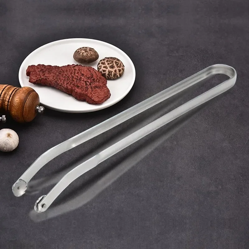 Pinzas de espátula inoxidable para barbacoa, pinzas volteantes para salchichas, pinzas de cocina para asar a la parrilla, mango largo para tornear salchichas