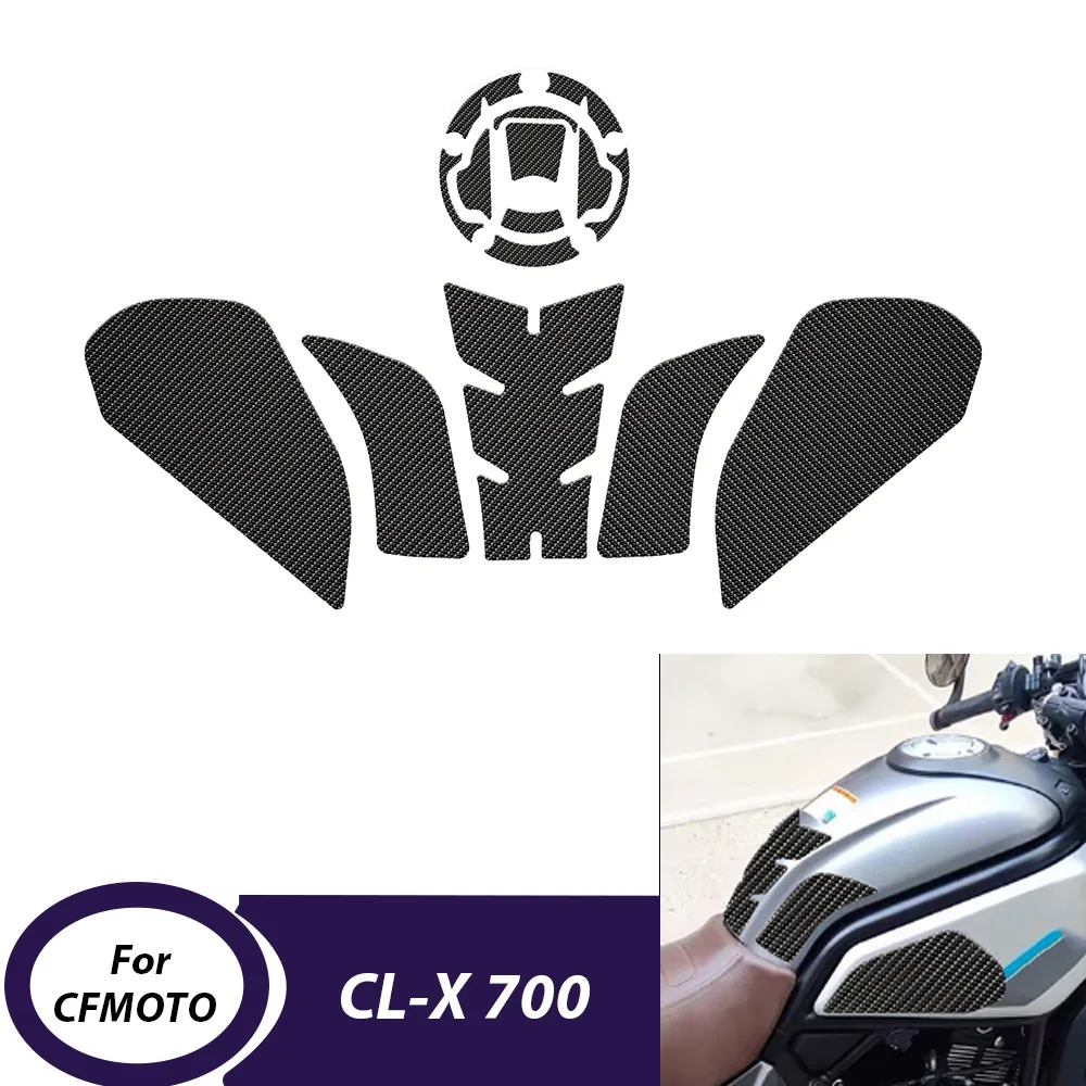 

For CFMOTO CLX 700 CL-X 700 Motorcycle Sticker Moto Gas Fuel Tank Protector Pad Cover Decoration Sets Protective Accessories ﻿