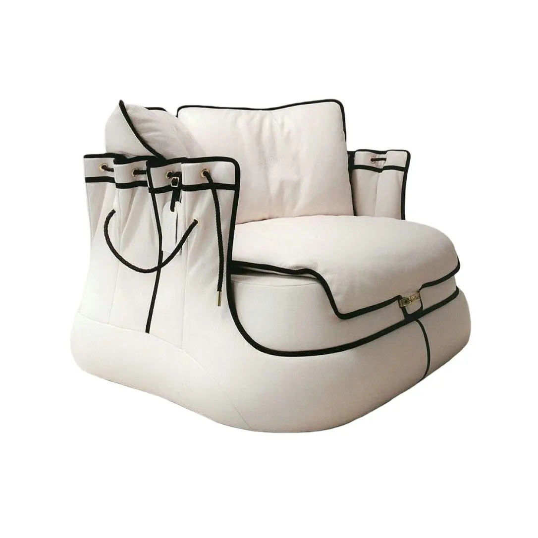 

#Modern Luxury Italian Art Single Sofa Chair Living Room Comfortable Handmade Soft Bag Armchair Home Leisure Chair for Bedroom