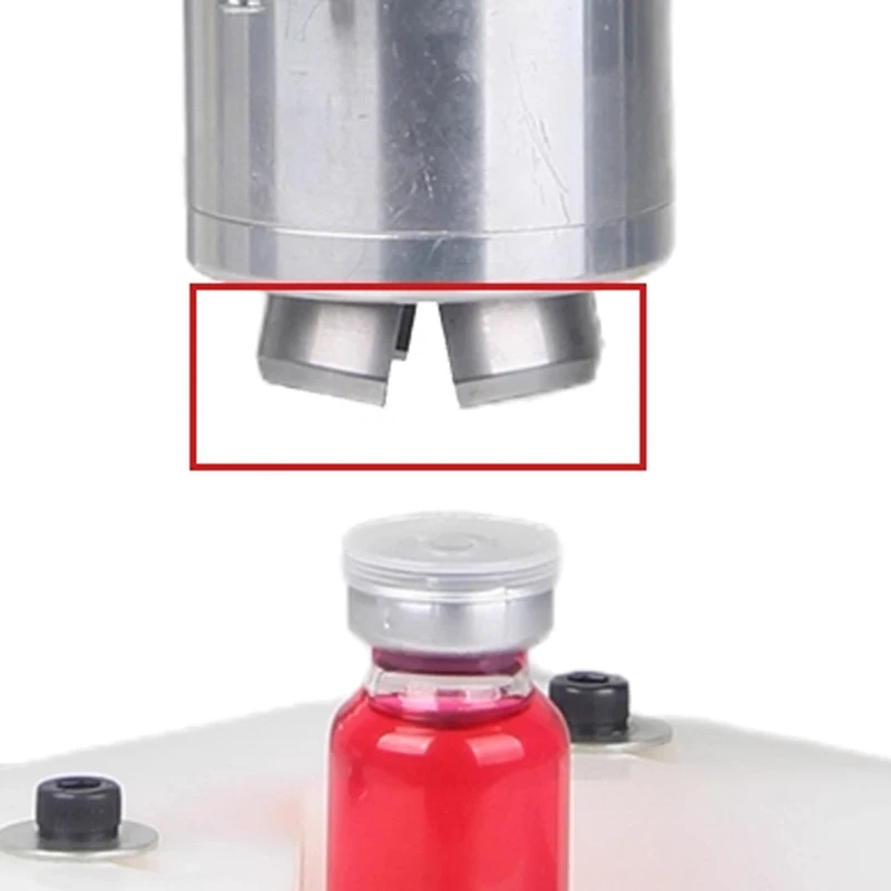 Manual Vial Capping Machine Pure Aluminum Cap/Aluminum-Plastic Cap Crimping Machine Ampoule Bottle/Essential Oil Bottle/Glass Bo
